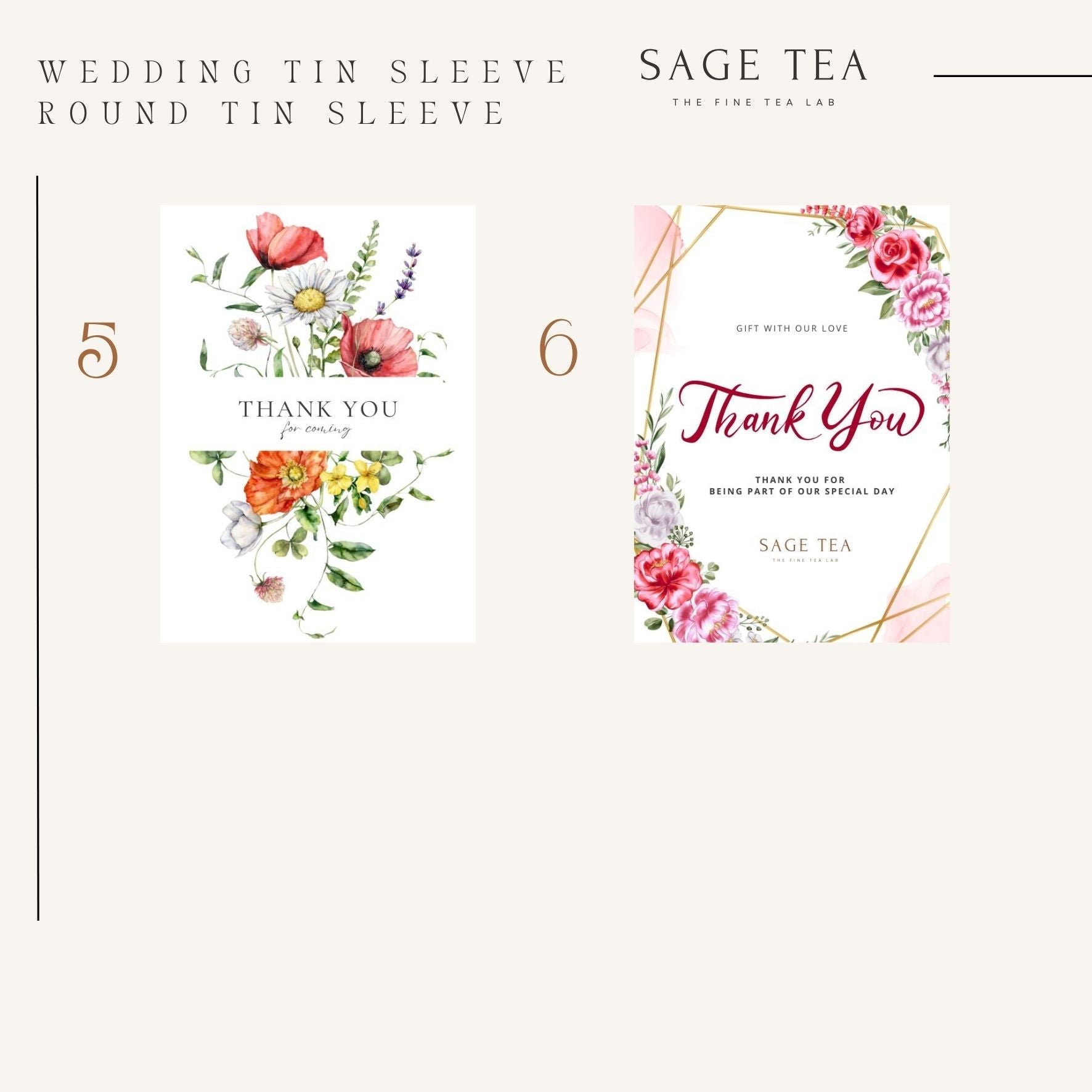 2026 💒婚禮回禮禮盒系列|客製化婚禮小禮・囍字婚禮茶罐(Wedding Favours / 婚禮小物) - SAGE TEA