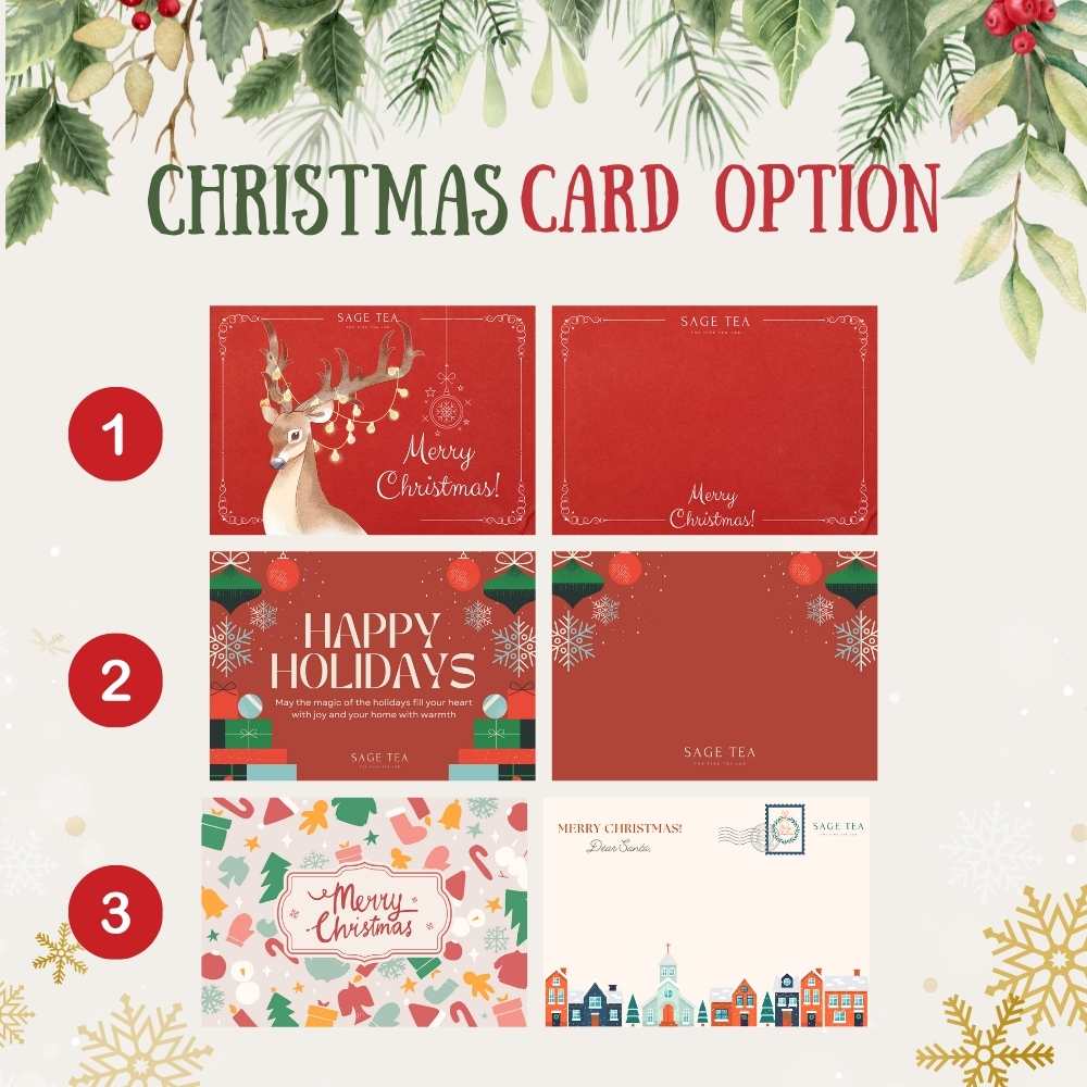 Nordic Christmas Pouch Collection 北歐溫暖聖誕布袋系列 | Sage Tea 聖誕禮物 推介 🎁 創意禮物 ・ 交換禮物 ・ 客製 茶香布袋禮盒 - SAGE TEA