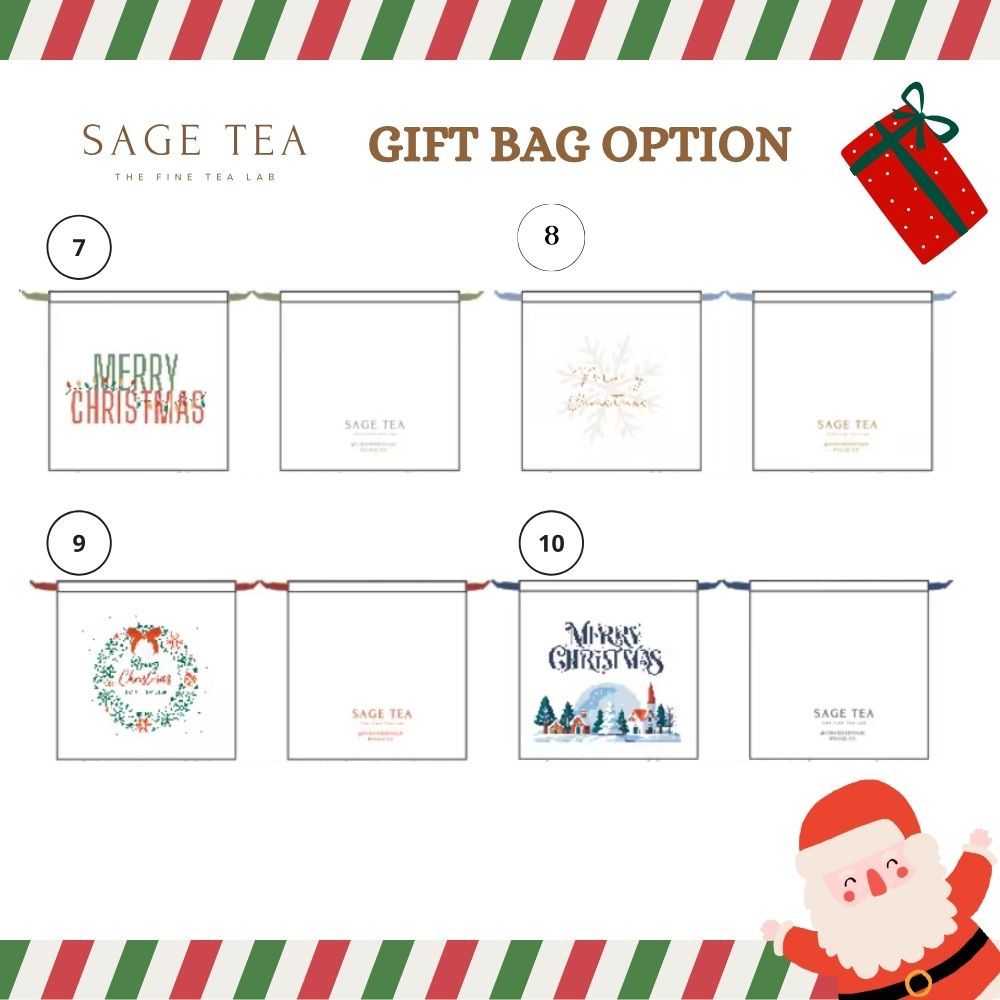 Nordic Christmas Pouch Collection 北歐溫暖聖誕布袋系列 | Sage Tea 聖誕禮物 推介 🎁 創意禮物 ・ 交換禮物 ・ 客製 茶香布袋禮盒 - SAGE TEA