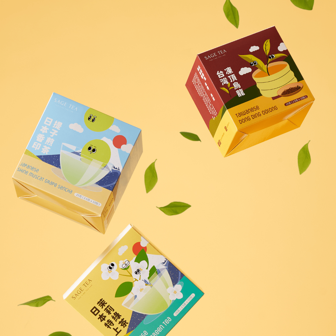 SAGE TEA 台灣鹿谷凍頂烏龍茶包 (10入)|青心烏龍|回甘耐泡 - SAGE TEA