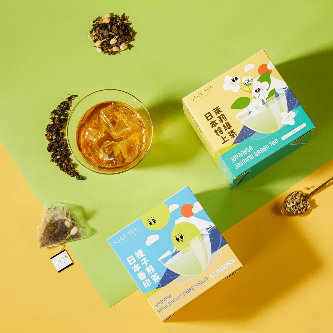 SAGE TEA 日本靜岡香印提子煎茶 (10入) | 熱賣 - SAGE TEA