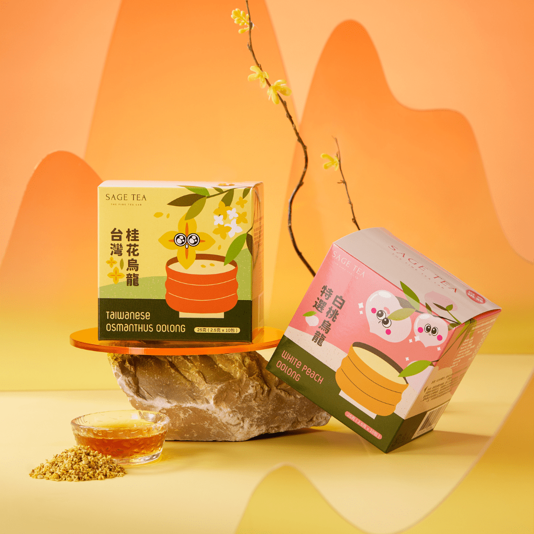 SAGE TEA 桂花烏龍茶包 | 台灣高品質烏龍茶與桂花香氣的極致體驗 - SAGE TEA