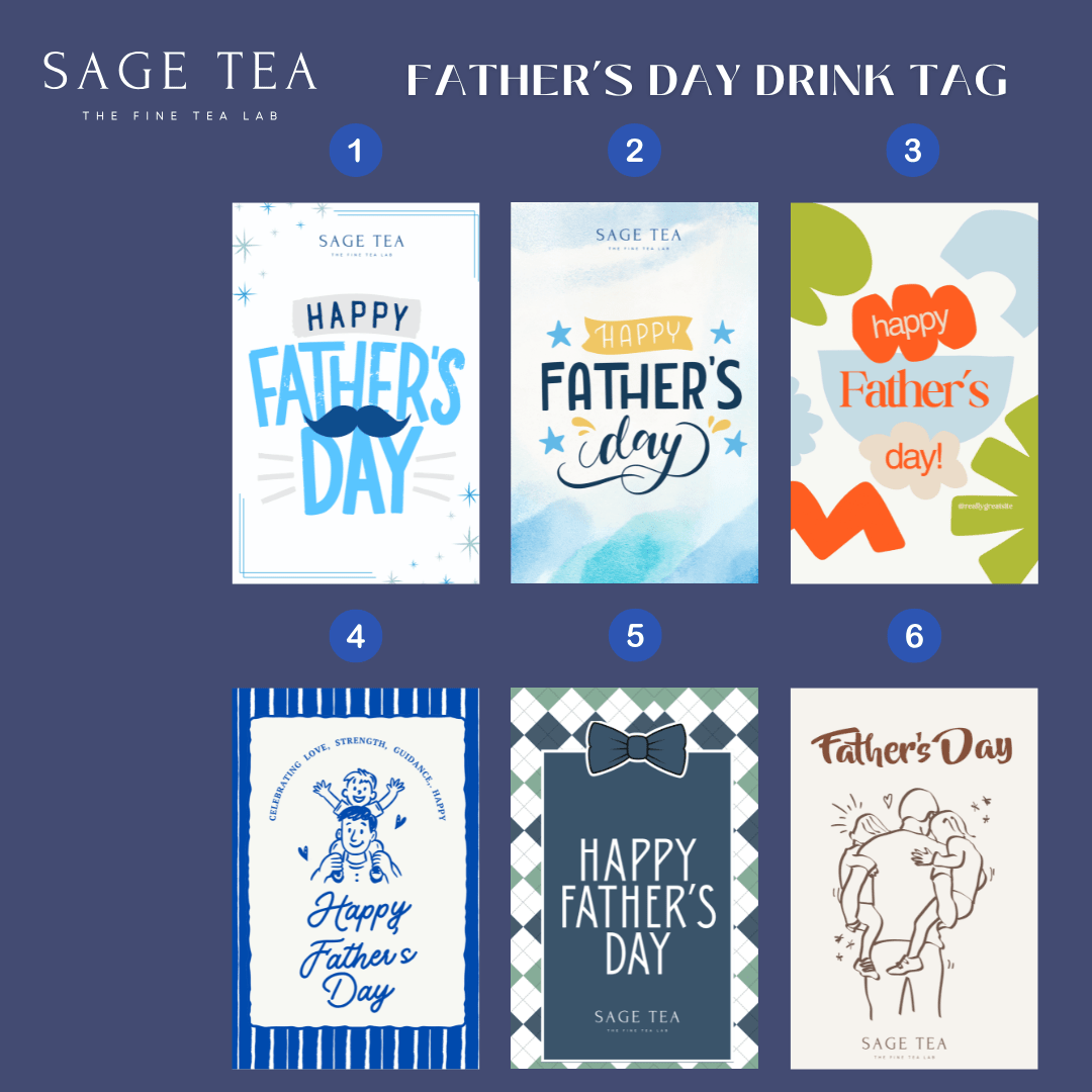 🧧 SAGE TEA Craft Fruitea 2026 父親節限定水果茶系列(可客製化父親節掛牌|100% 香港製造) - SAGE TEA