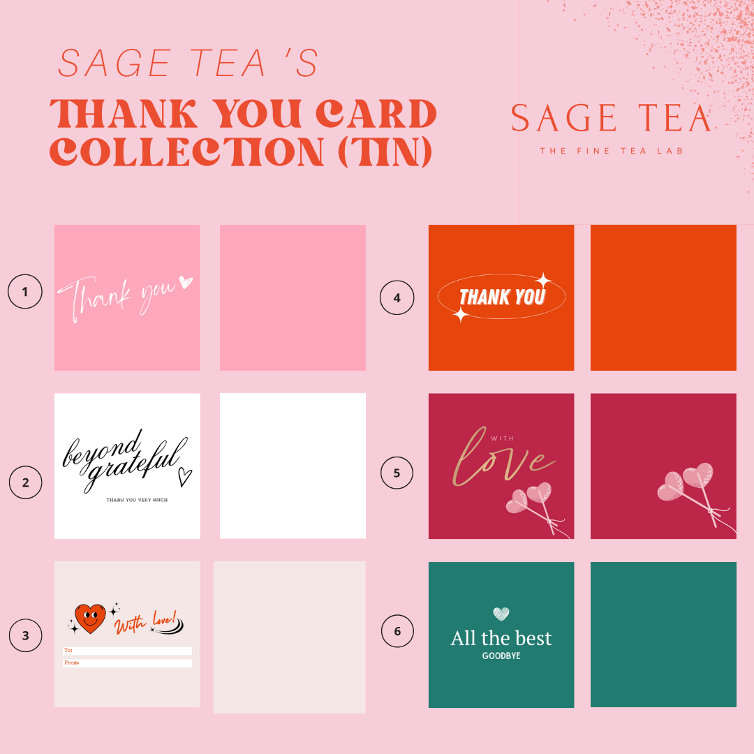 雙雙對對,心心相印 - SAGE TEA | THE FINE TEA LAB 限定米白小方罐 (2+2包裝) - SAGE TEA