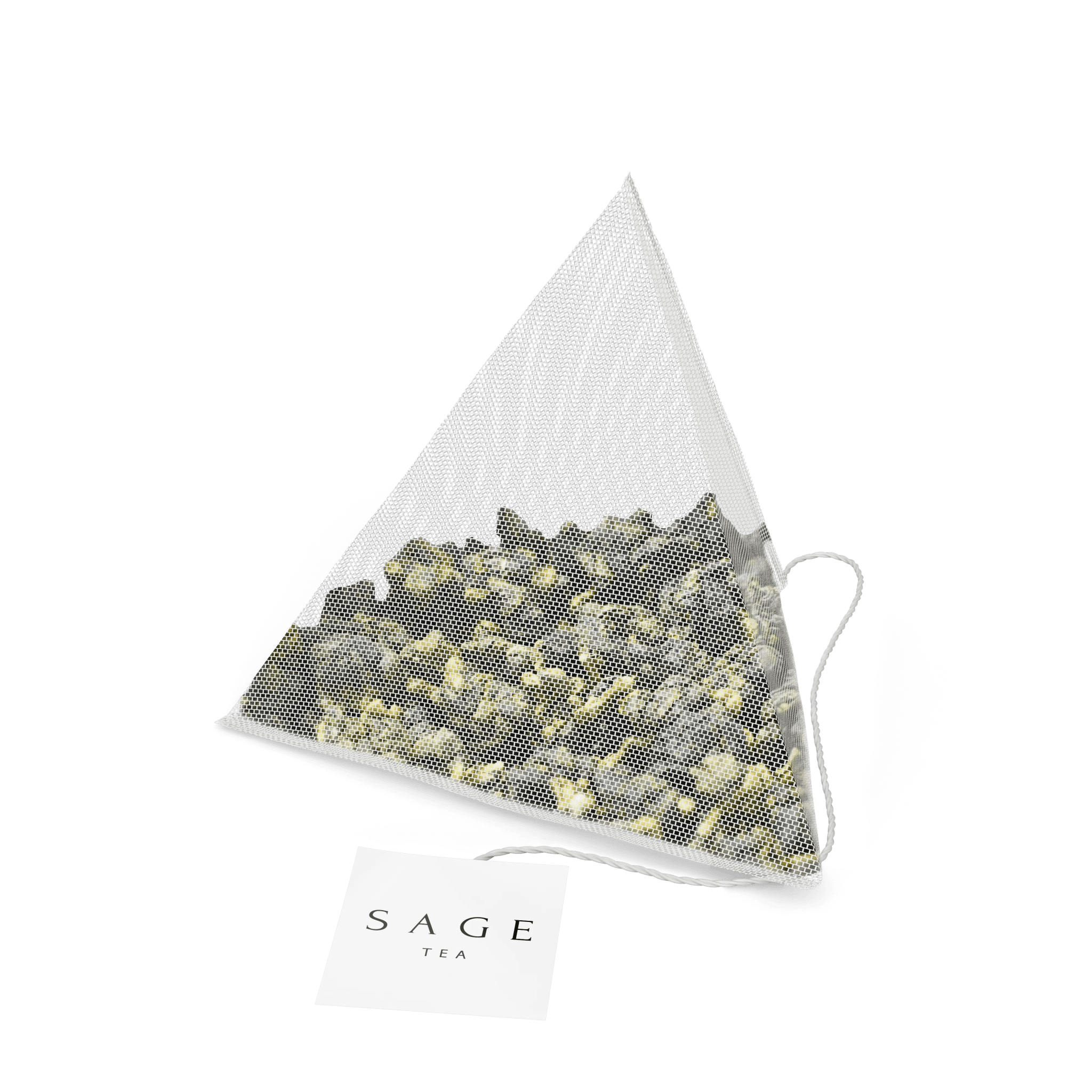 SAGE TEA | THE FINE TEA LAB 白蘭花烏龍茶 | 平心養氣、美顏抗衰老 | 有繩原葉茶包 (6個) - SAGE TEA