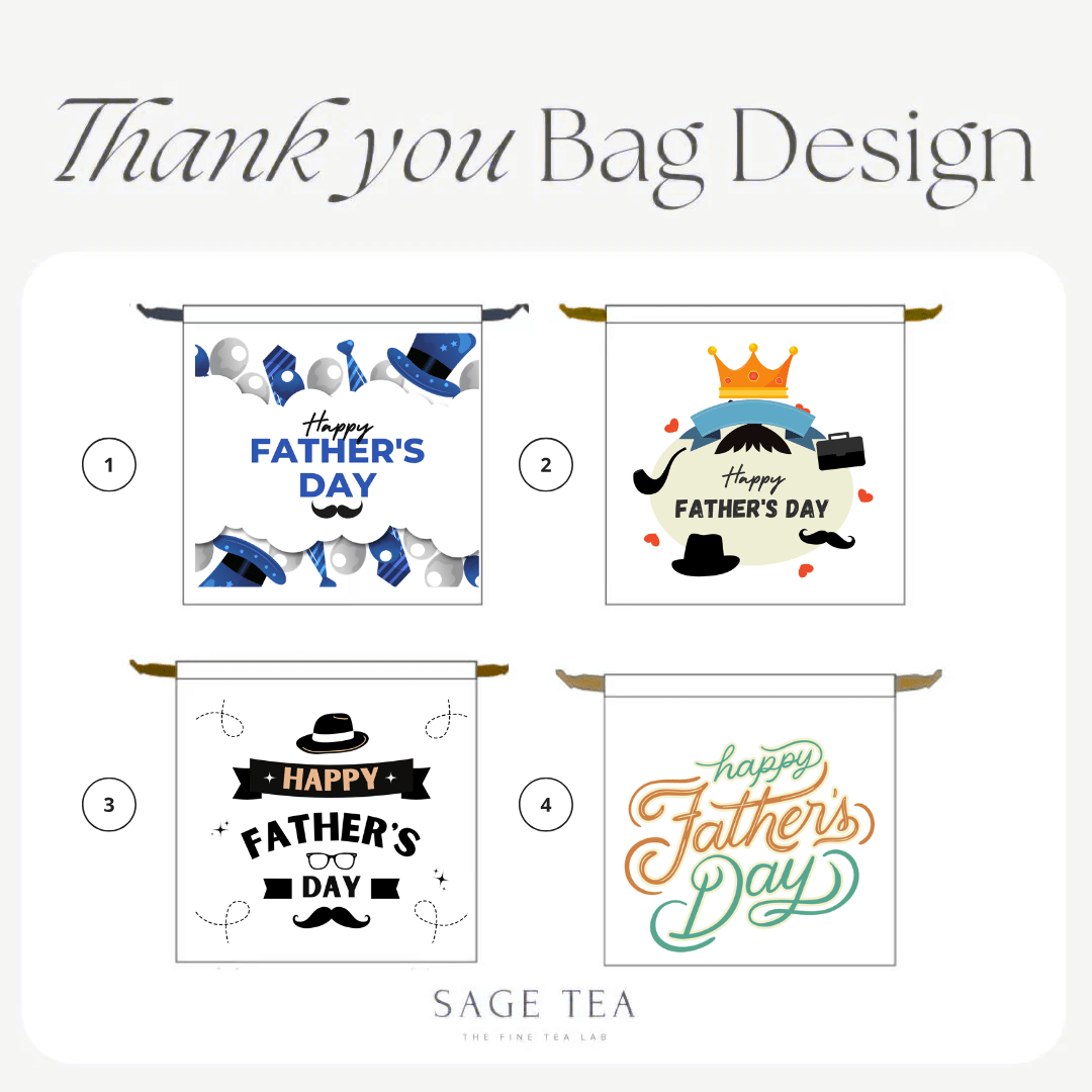 【父親節禮物 2026 實用推介】SAGE TEA 感恩致意布袋禮物｜客製化名字・養生茶點・香港製造 - SAGE TEA