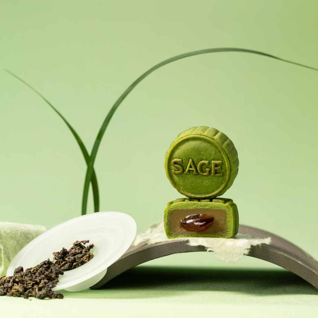 SAGE TEA 皓月寄情｜2026 中秋1個月餅+1茶磚禮盒｜月餅配茶禮物