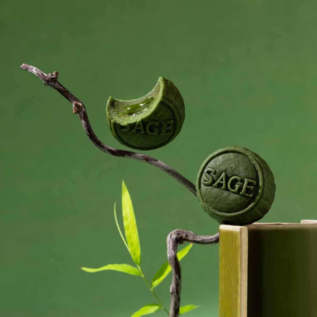 SAGE TEA 皓月寄情｜2026 中秋1個月餅+1茶磚禮盒｜月餅配茶禮物