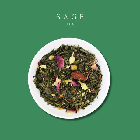 百花茉莉番石榴綠茶 Crimson Guava Green Tea  【Sage有繩原葉茶包 十個裝 獨立包裝】 TEA By SAGE 茶風