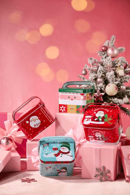 🎄 Carry Gift Boxes with Handle (L) 手提禮盒系列 (L)｜聖誕禮物 2025・交換禮物推薦 - SAGE TEA