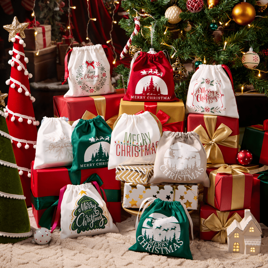 Nordic Christmas Pouch Collection 北歐溫暖聖誕布袋系列 | Sage Tea 聖誕禮物 推介 🎁 創意禮物 ・ 交換禮物 ・ 客製 茶香布袋禮盒 - SAGE TEA