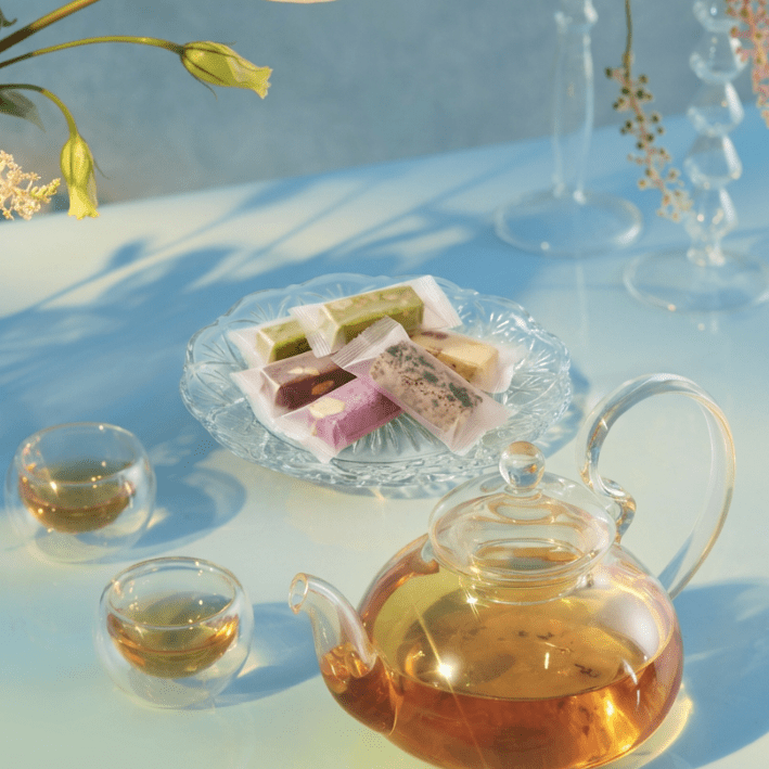 【散水茶 禮物推薦】SAGE TEA 精美長方鐵盒｜獨立包裝健康散水餅 - SAGE TEA