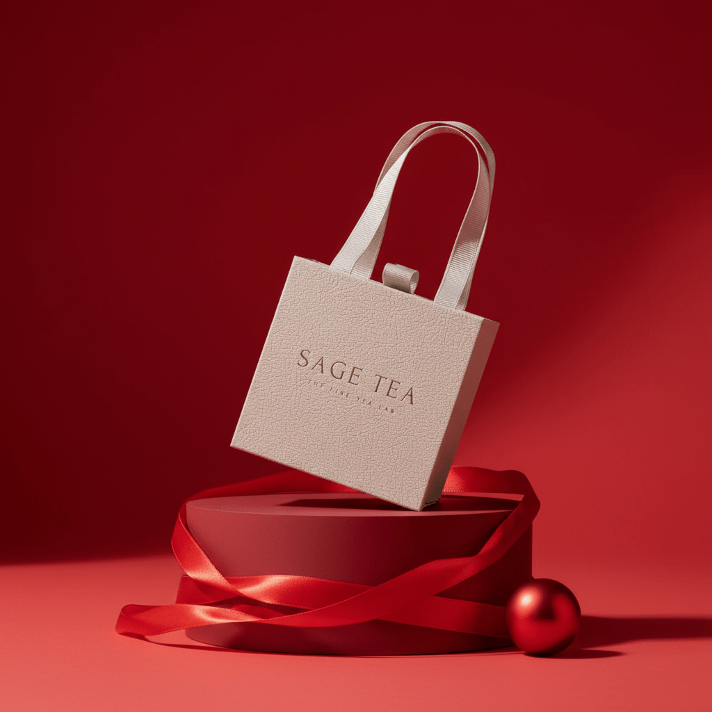 【婚禮回禮小禮物推薦】SAGE TEA 全新小禮袋 |客製化DIY禮盒設計 - SAGE TEA
