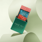 精緻婚禮回禮/散水禮物推介 - SAGE TEA | THE FINE TEA LAB 限定墨綠小方罐 (1+1包裝) - SAGE TEA
