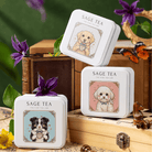 【心意Thank You 禮物推薦】萌犬 SAGE TEA 超人氣小狗品種鐵盒 |9款萌犬客製化茶禮 - SAGE TEA