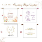 Wedding Favours 西式婚禮布袋｜客製化名字・牛軋糖＋茶磚回禮小禮物 - SAGE TEA